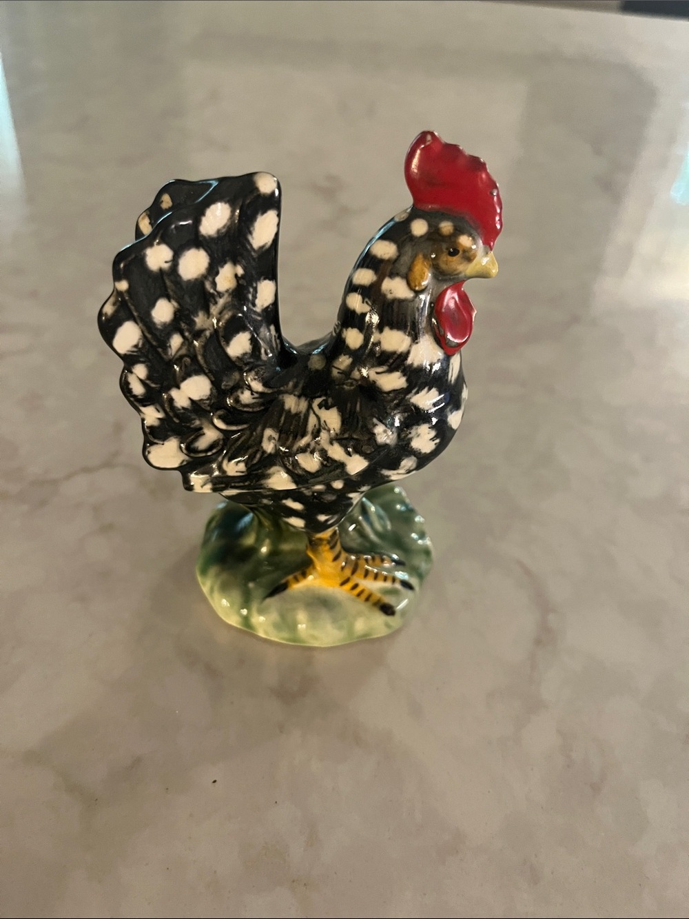 Vintage 1950's Japanese ceramic  Rooster 5”